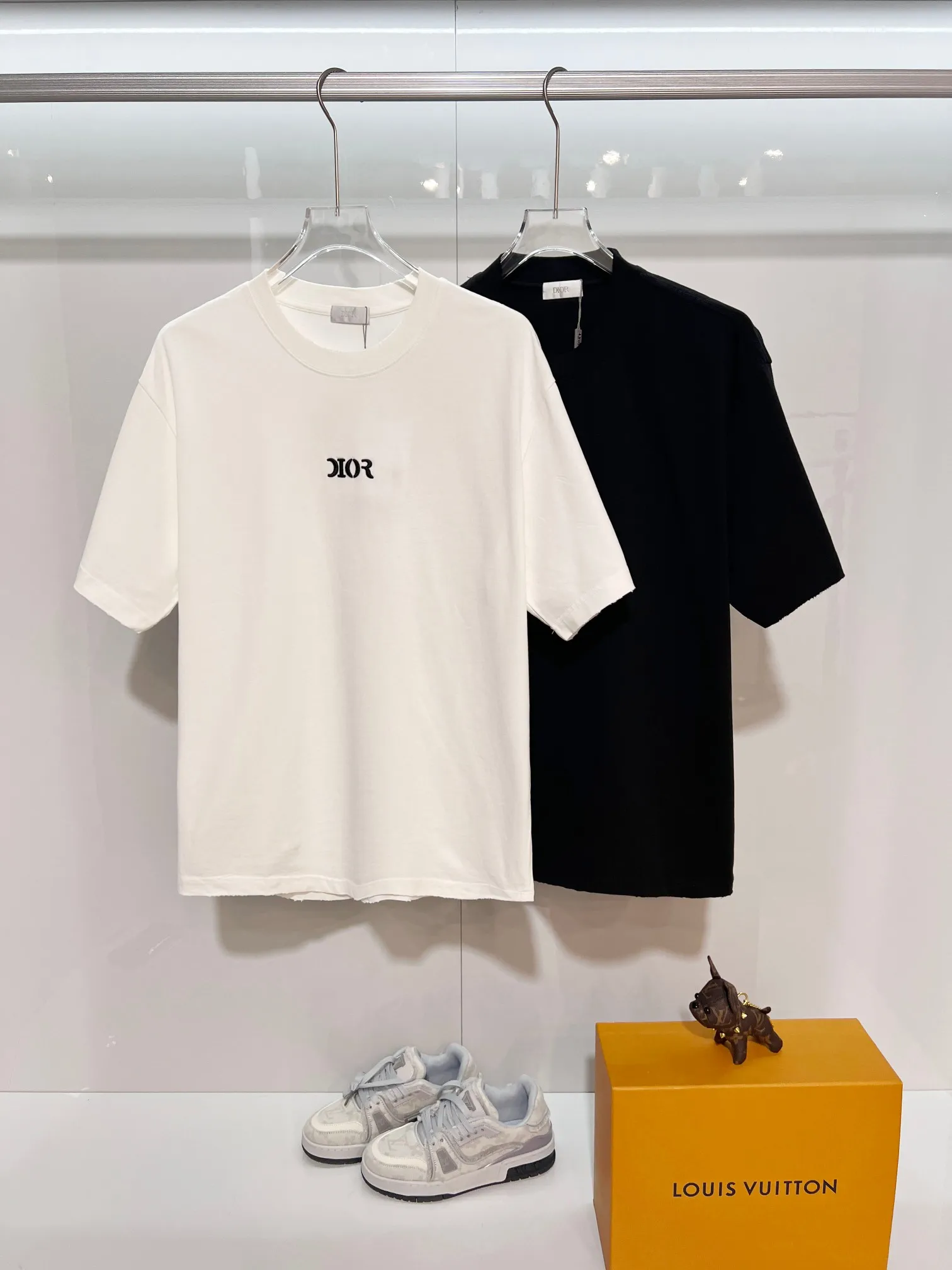 DIOR 2026New Arrival logo Same Style t 100％ 32 ：White Size：S M L XL