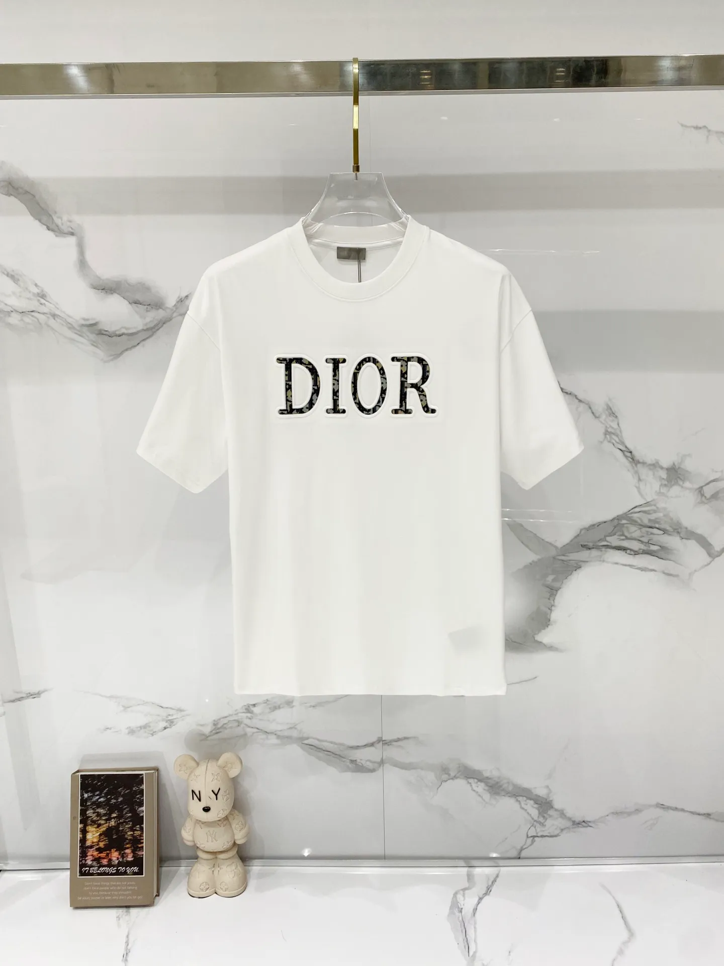 Dior/ - T 🐝 LOGO Quality 100 ％ Versatile Size:XS-L :Black.White