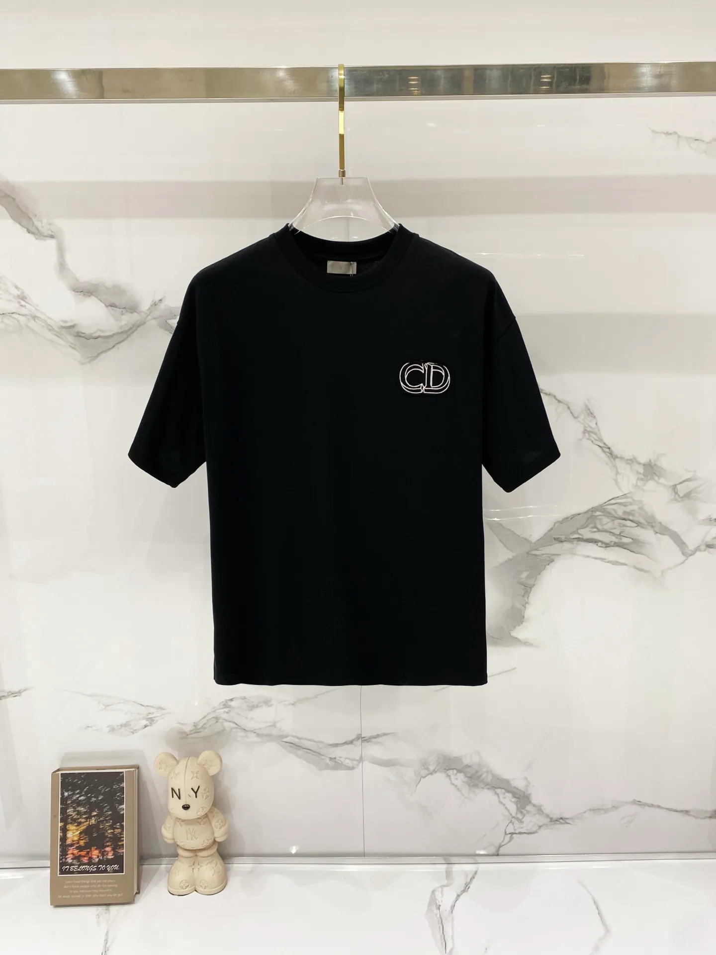 Dior/ - T CD 🪡 LOGO Quality 100 ％ Versatile Size:XS-L :Black.White.Pink