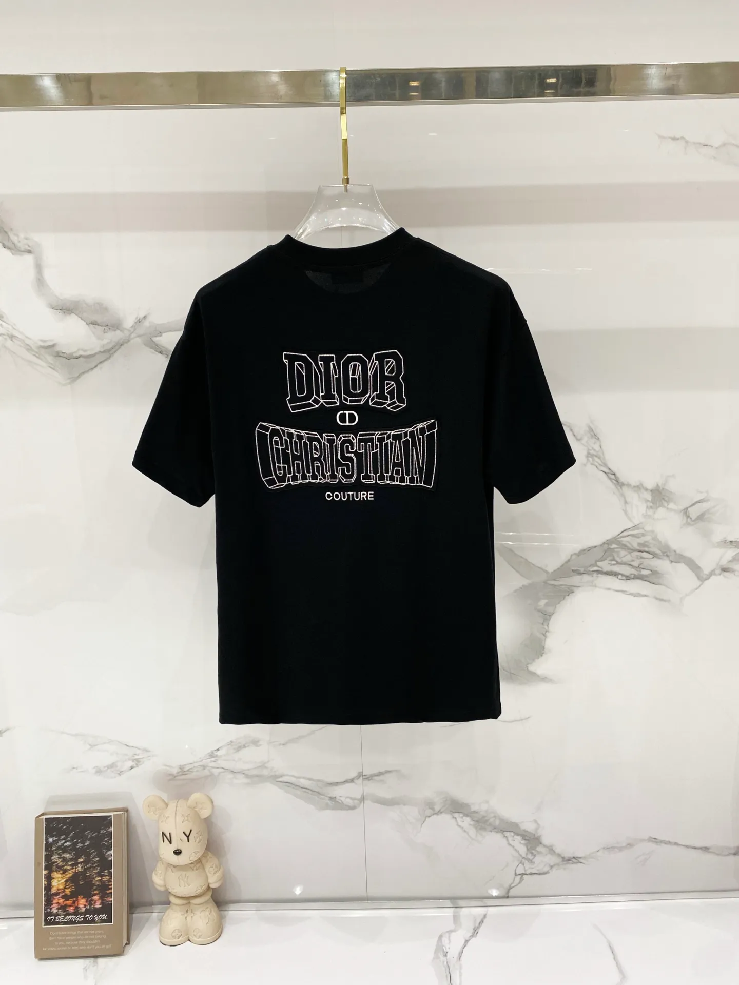 Dior/ - T CD 🪡 LOGO Quality 100 ％ Versatile Size:XS-L :Black.White.Pink