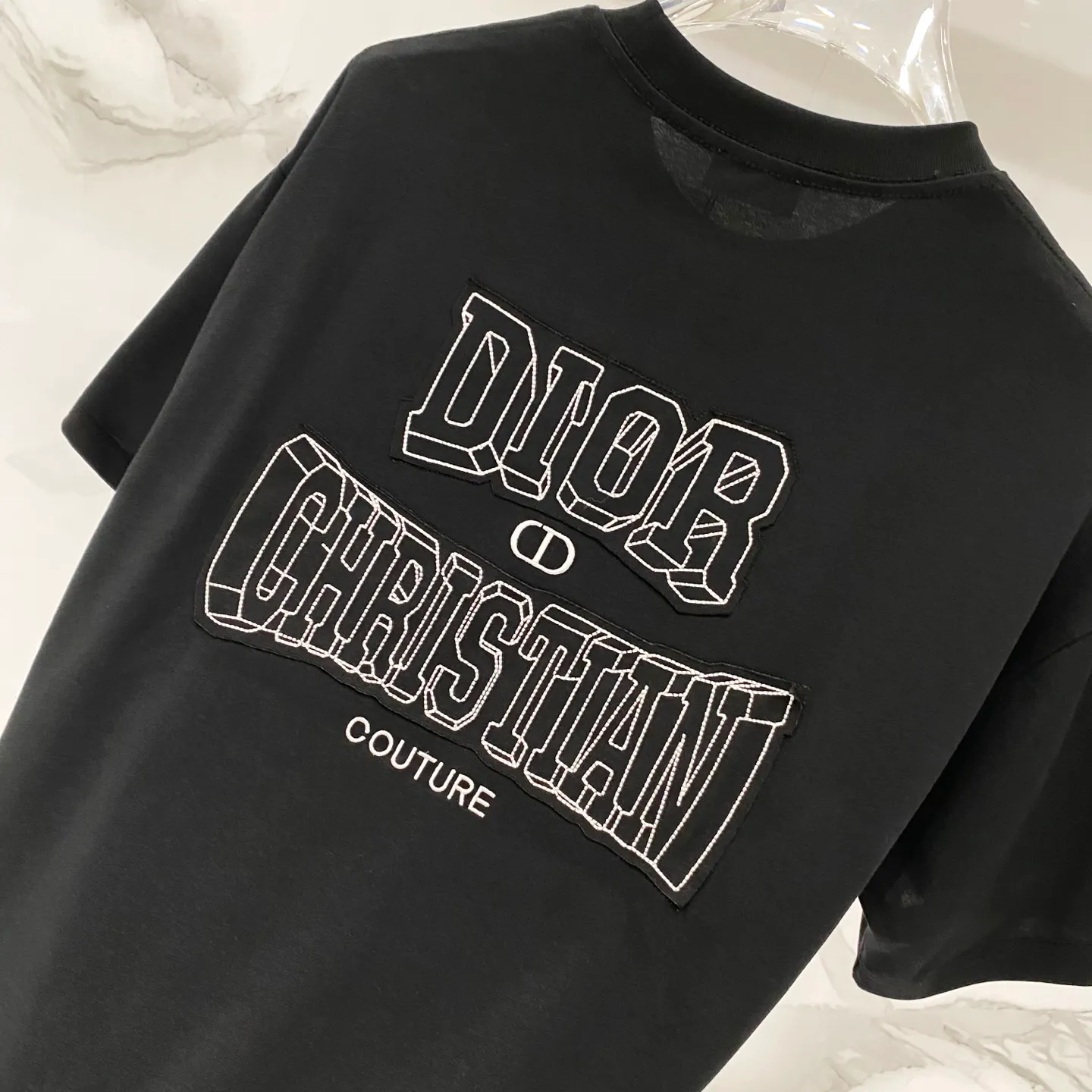 Dior/ - T CD 🪡 LOGO Quality 100 ％ Versatile Size:XS-L :Black.White.Pink