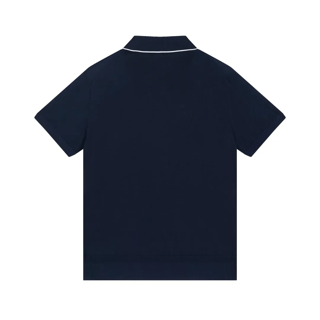 CD/2024ss Polo Dark Blue Classic CD Icon 。 、 ， White 。 Dior Essentials ， Classic 。 Same Style Sizes：XS-L