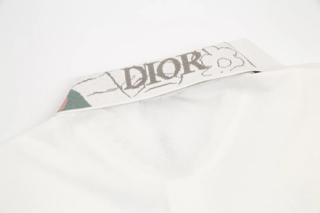 DIOR CD Polo ， Retro Same Style Versatile : Black Size：M-3XL