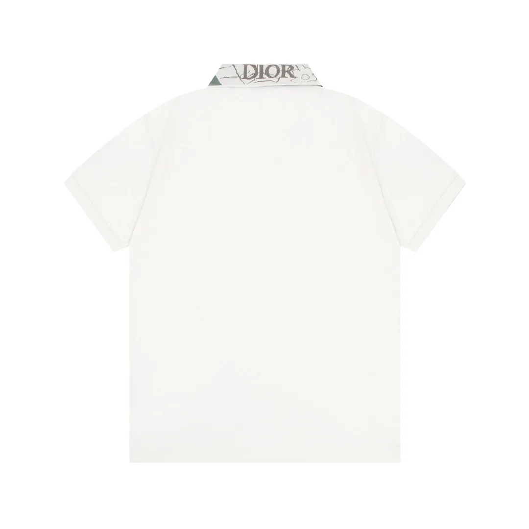 DIOR CD Polo ， Retro Same Style Versatile : Black Size：M-3XL