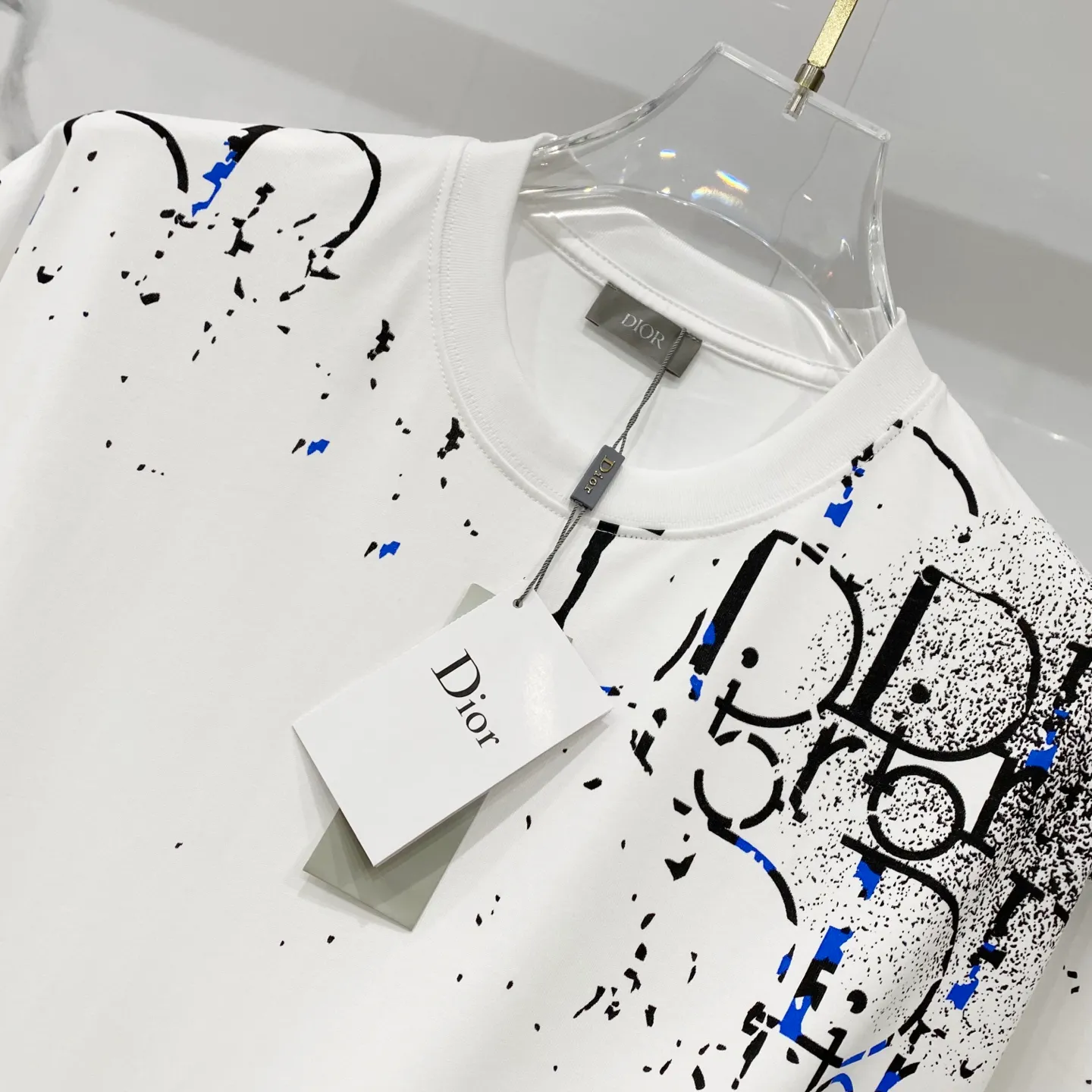 Dior/ - T 🌃 LOGO Quality 100 ％ Versatile Size:XS-L :Black.White
