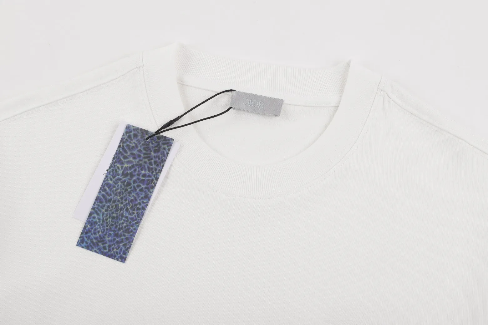 DIOR 2025SS New Arrival T 3D logo 💯 ：Black White Size：S-XL