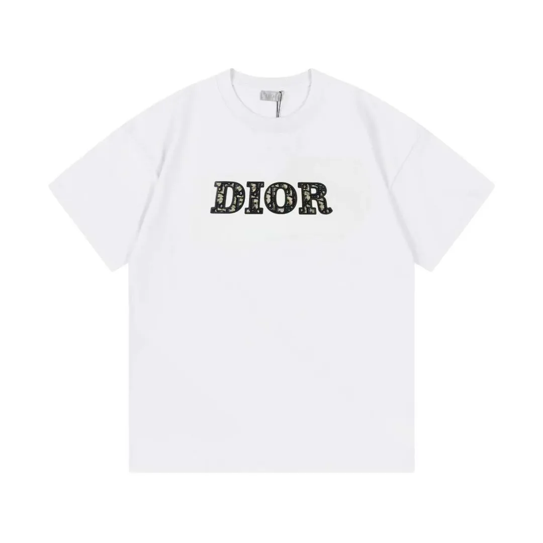 Dior 2025New Arrival logo Same Style t 100％ 32 ：White Size：XS S M L