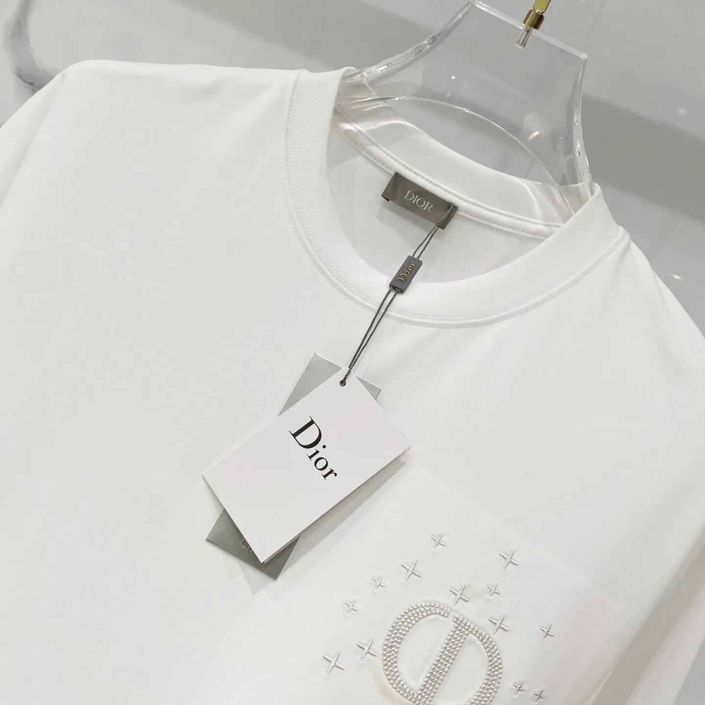Dior/ - T LOGO 🪡 Quality 100 ％ Versatile Size:XS-L :Black.White