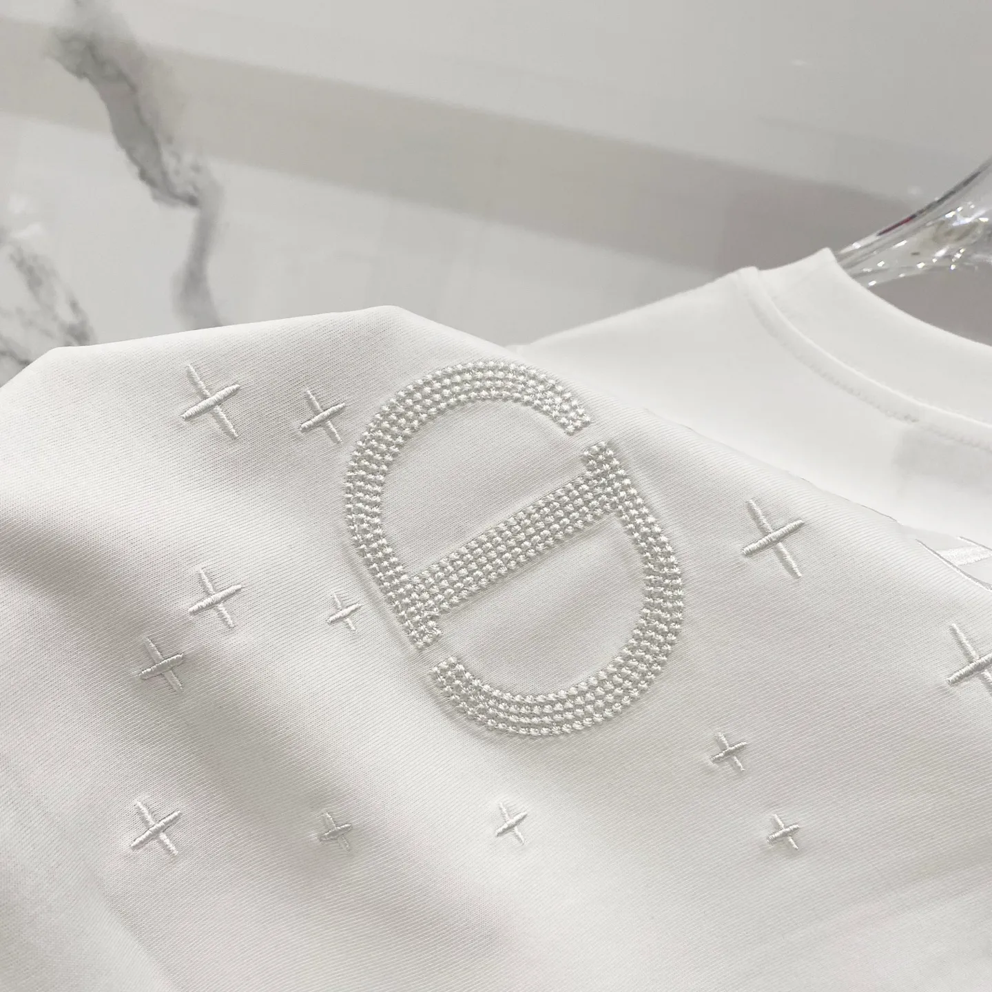 Dior/ - T LOGO 🪡 Quality 100 ％ Versatile Size:XS-L :Black.White