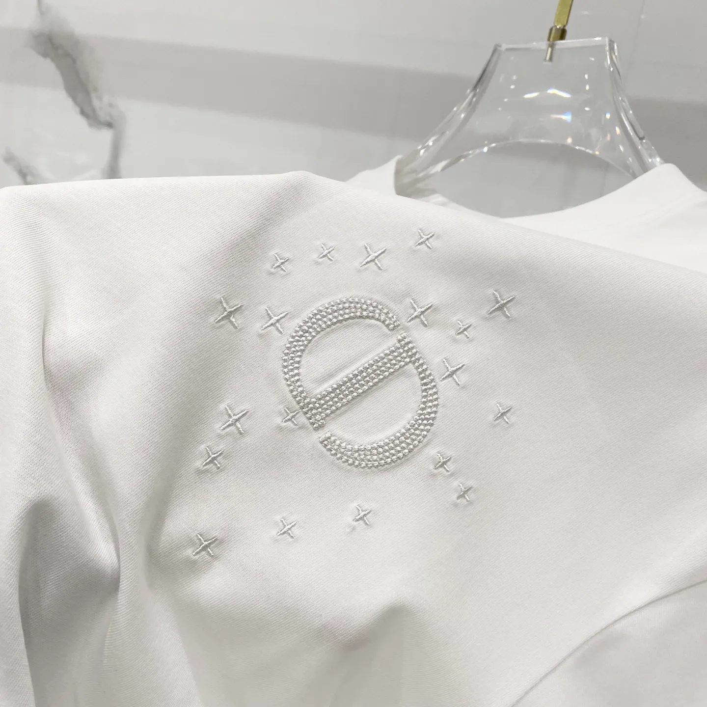 Dior/ - T LOGO 🪡 Quality 100 ％ Versatile Size:XS-L :Black.White