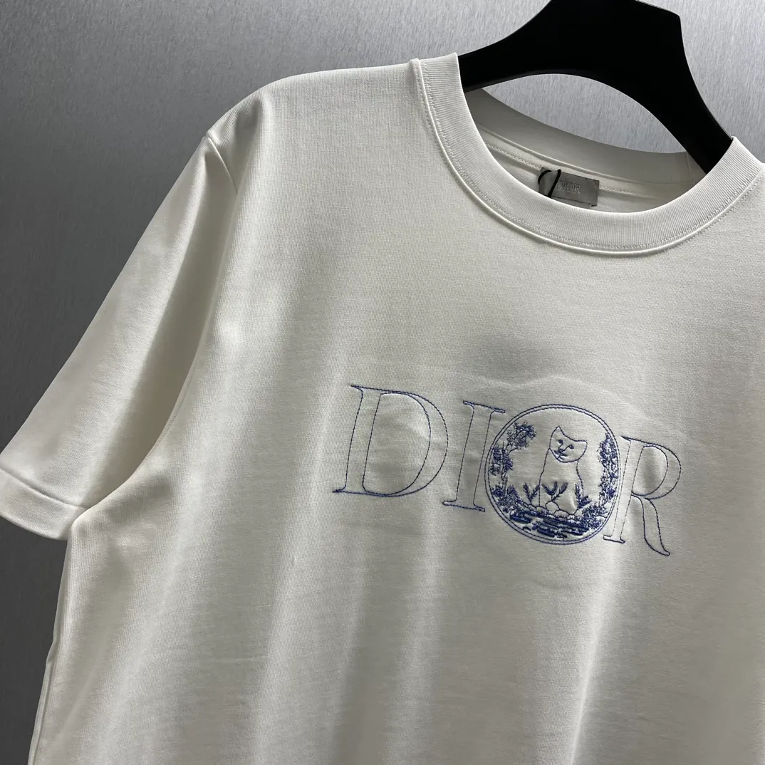 CD 🐱 Size : S-XL 「 DIOR AND HYLTON NEL Series 。 White ，Classic ， 。 ， 。