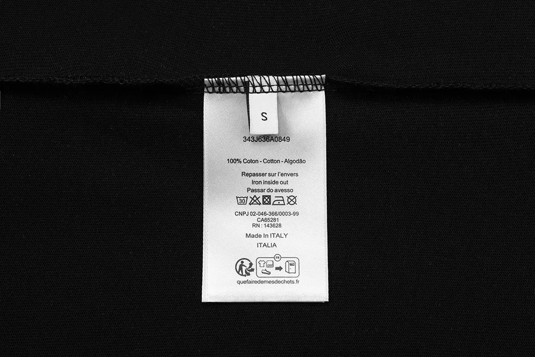 DIOR 2026New Arrival logo Same Style t 100％ 32 ：Black Size：XS S M L