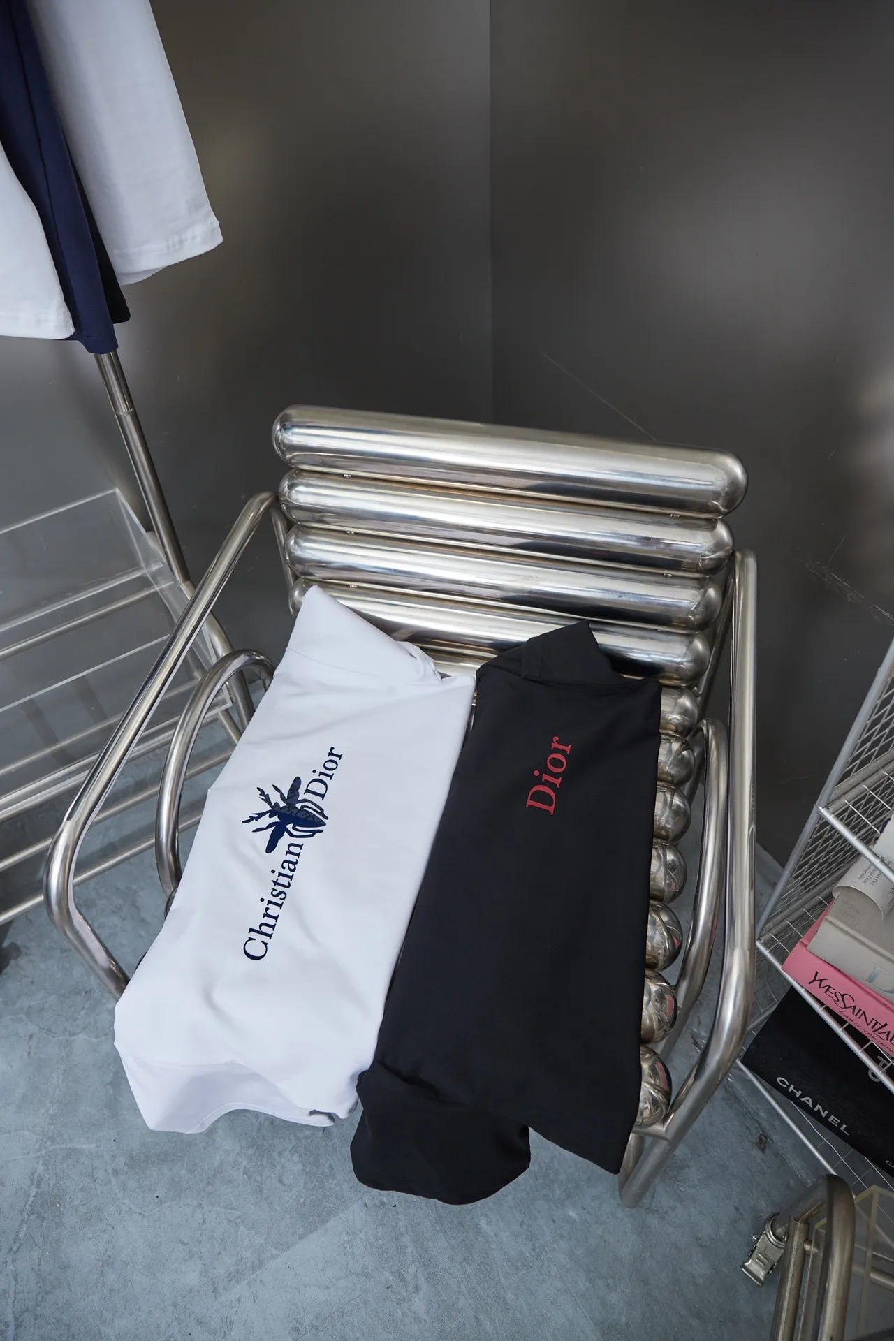 Christian Dior CD 25SS New Arrival logo 100% 32 1X 1 logo ：Black/White Size：S/M/L/XL