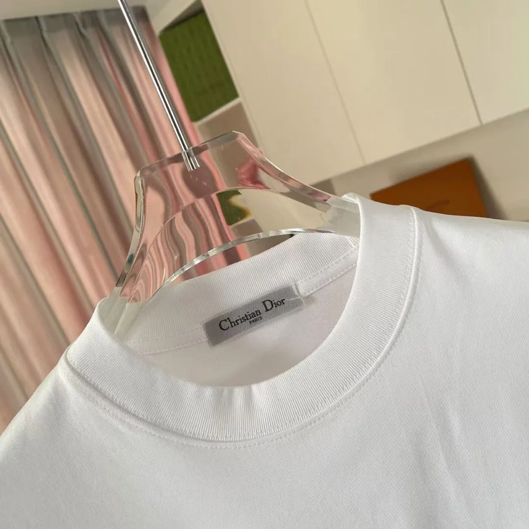 Dio 2025 New Arrival logo T g Same Style ：Black White Pink Blue Size: S M L XL XXL ​