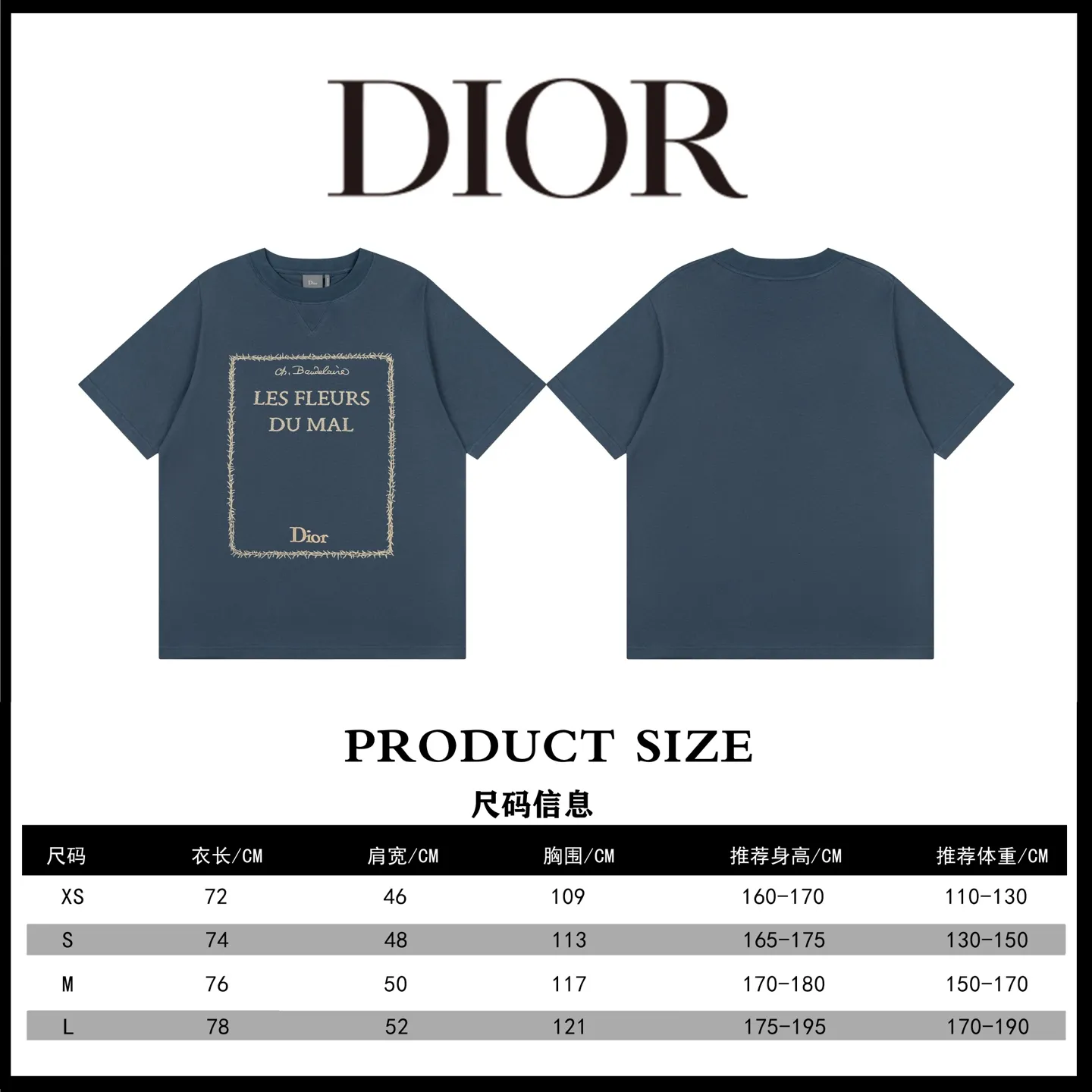 【 . Quality】 DIOR Book Cover T ：12 G ：32 G T Classic ， << >> ， 。 Blue White ， 。 ， Classic 。 12 ， 。 ， Breathable Wear-Resistant 。 32 ， ， 。 《 》 ， 8 。 White ， 50 ， 、 、 ， 1.2mm ， 。 ：8876# ：Blue Size：XS S M L