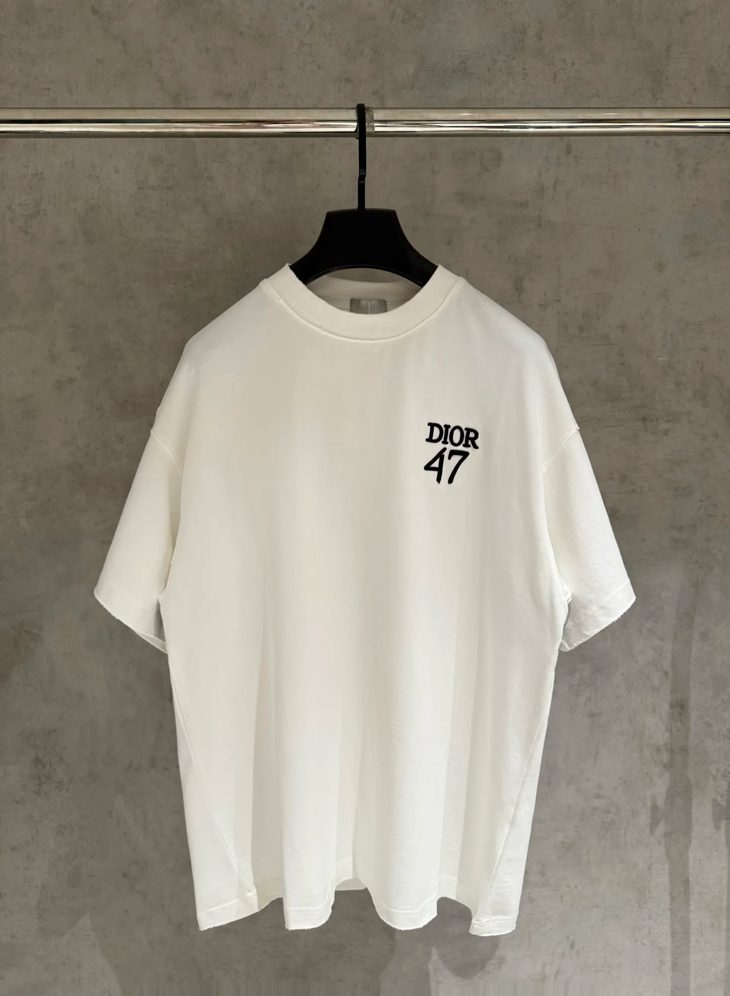 【 Quality】Dior New Arrival T Black White 2 Size：M-2xl
