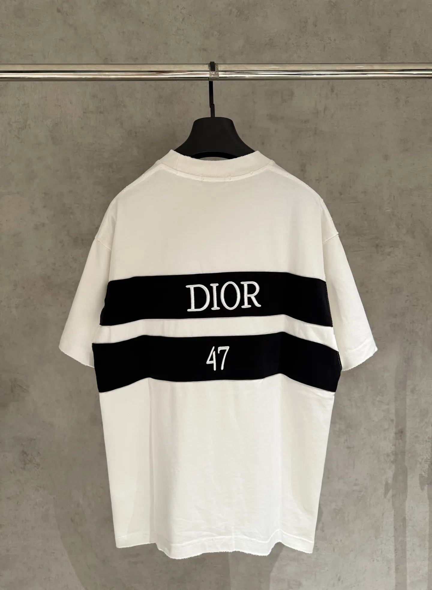 【 Quality】Dior New Arrival T Black White 2 Size：M-2xl