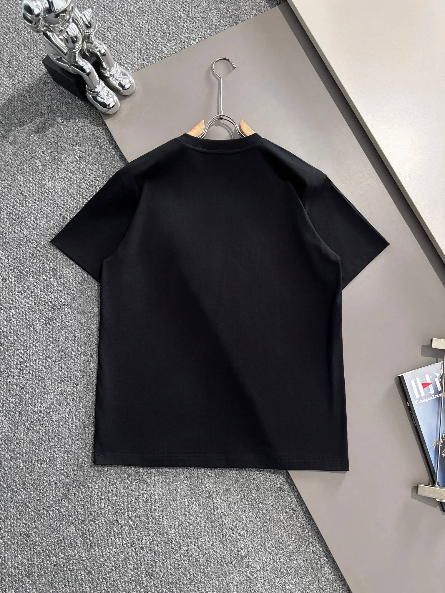 （ ） Dior 2025New Arrival logo Same Style t 100％ 32 ：Black Size：XS S M L