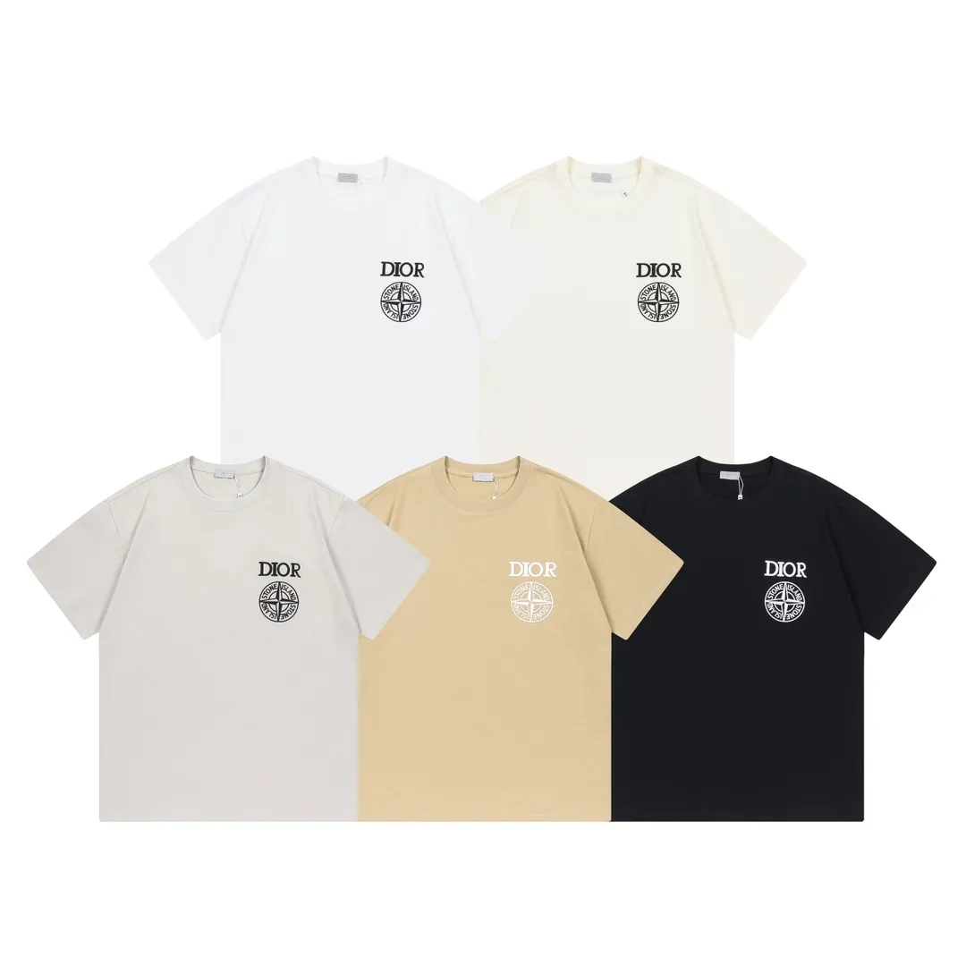 Dior Series 2025New Arrival logo Same Style t 100％ 32 ：White Size：XS S M L