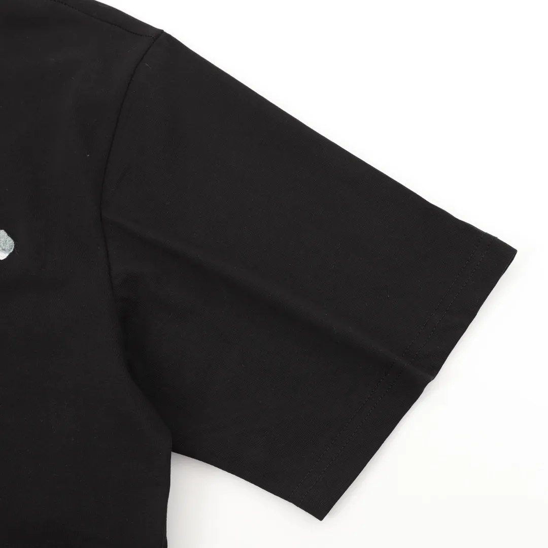 DIOR/ logo TEE 24 New Arrival T， ， Quality 。 100% ， Breathable， Breathable ， logo P logo ， ， BIGGER ！ TEE! Same Style ：White Black size：S-L