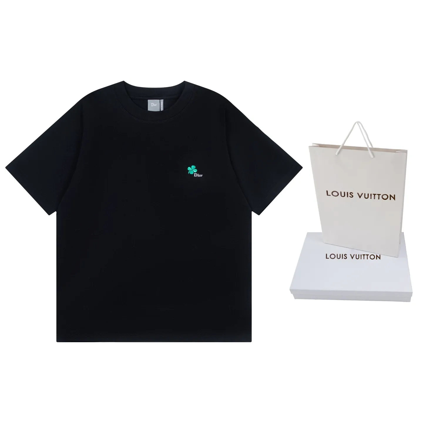 【 . Quality】 DIOR T Clover Classic 。 Black ， Clover 。 Series ， 。 ， 12-15 。 ， ， 。 ， ， 。 32 100% ( ) 1x 1 ( ) ：8875# ：Black Size：XS S M L