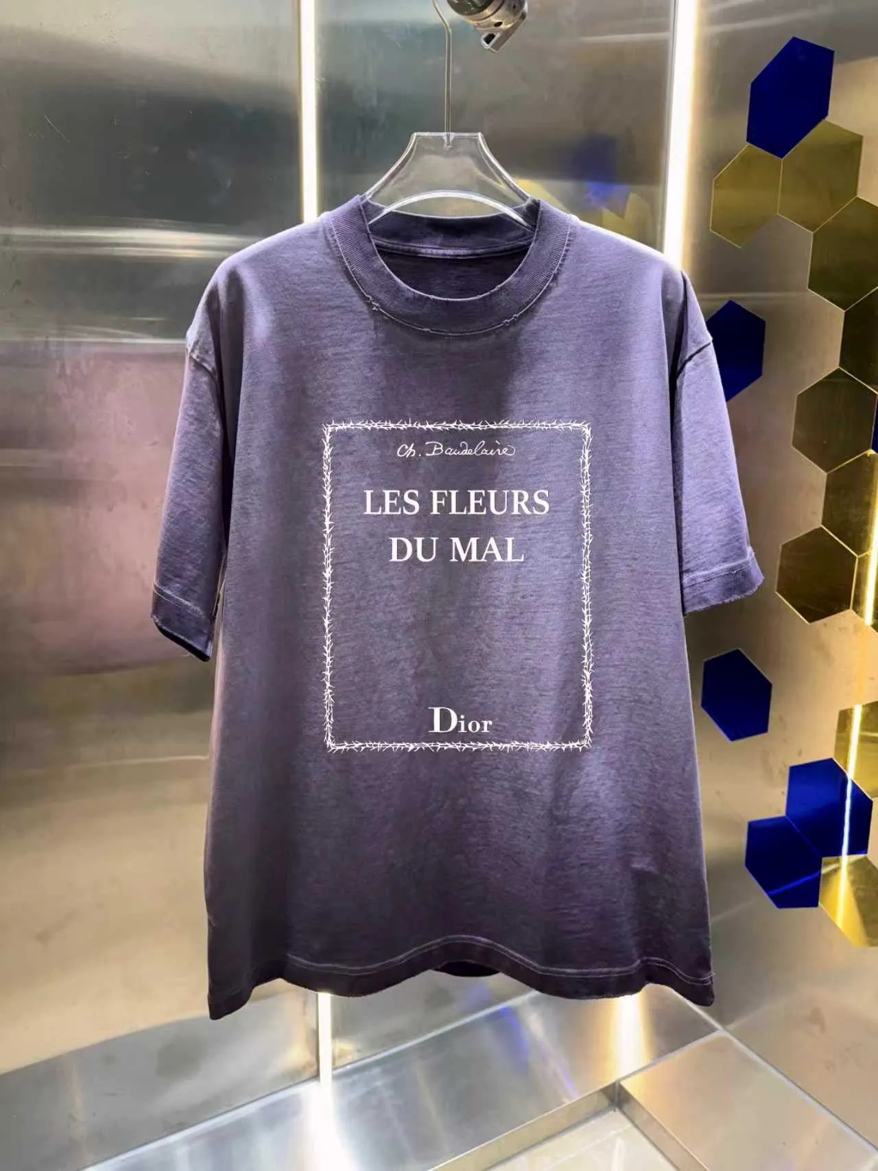 Dio *2025 New Arrival tee Same Style :Black White Size :S M L XL XXL