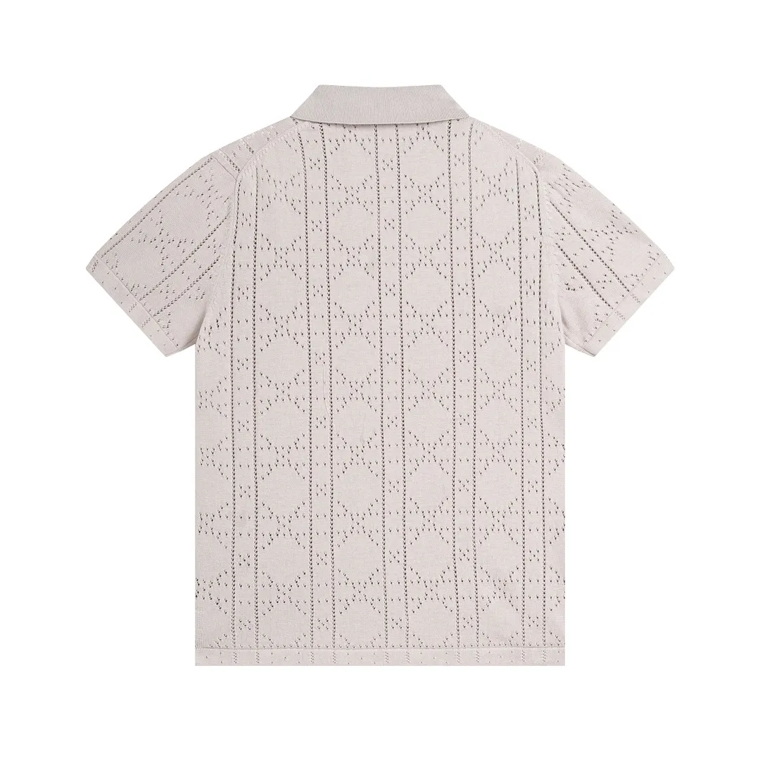 Dior CD 2024SS POLO。 New Arrival polo 150D/48F +40 ， Y ， ， 24 ， ， ， logo ， 26s Blue/ ， Same Style！ Sizes：XS-L，
