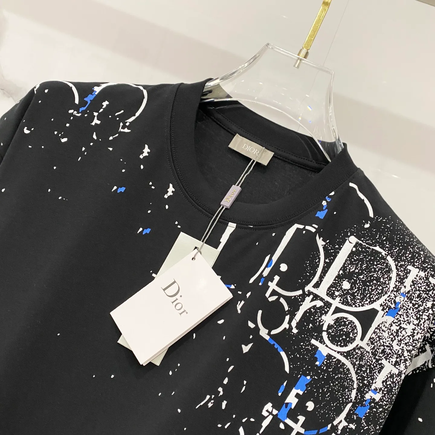 Dior/ - T 🌃 LOGO Quality 100 ％ Versatile Size:XS-L :Black.White