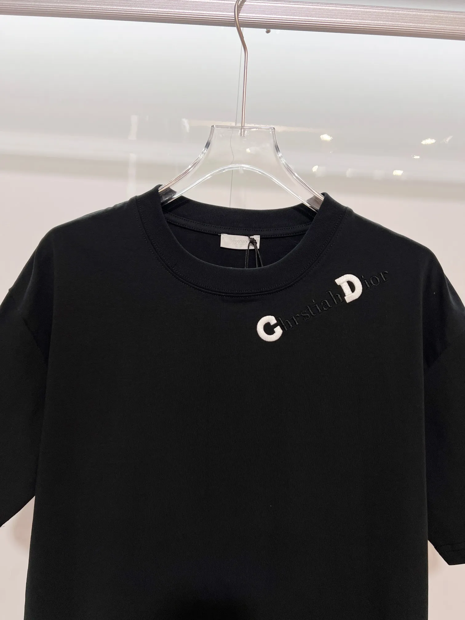 DIOR 2026New Arrival CD logo Same Style t 100％ 32 ：Black Size：S M L XL