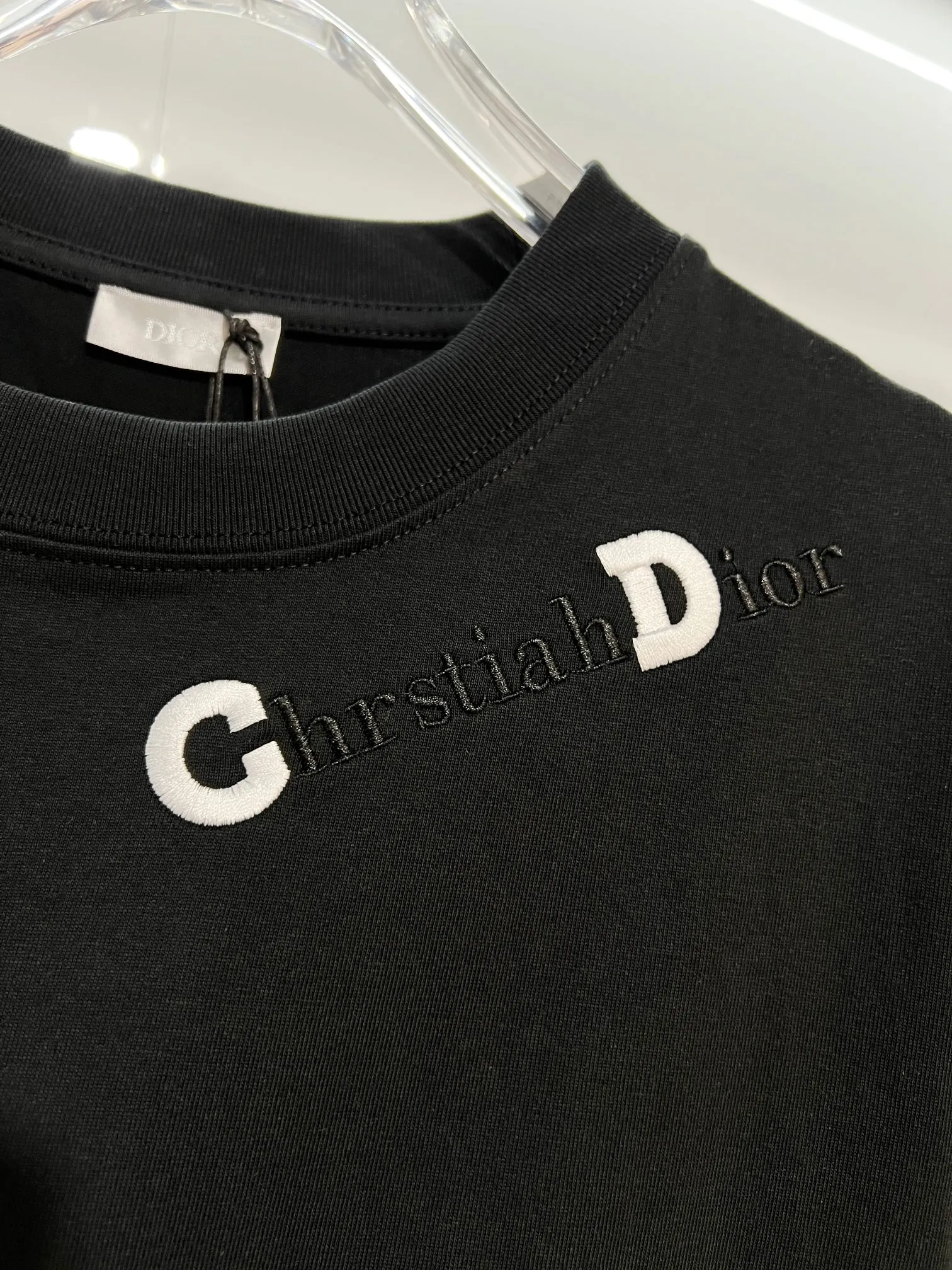 DIOR 2026New Arrival CD logo Same Style t 100％ 32 ：Black Size：S M L XL