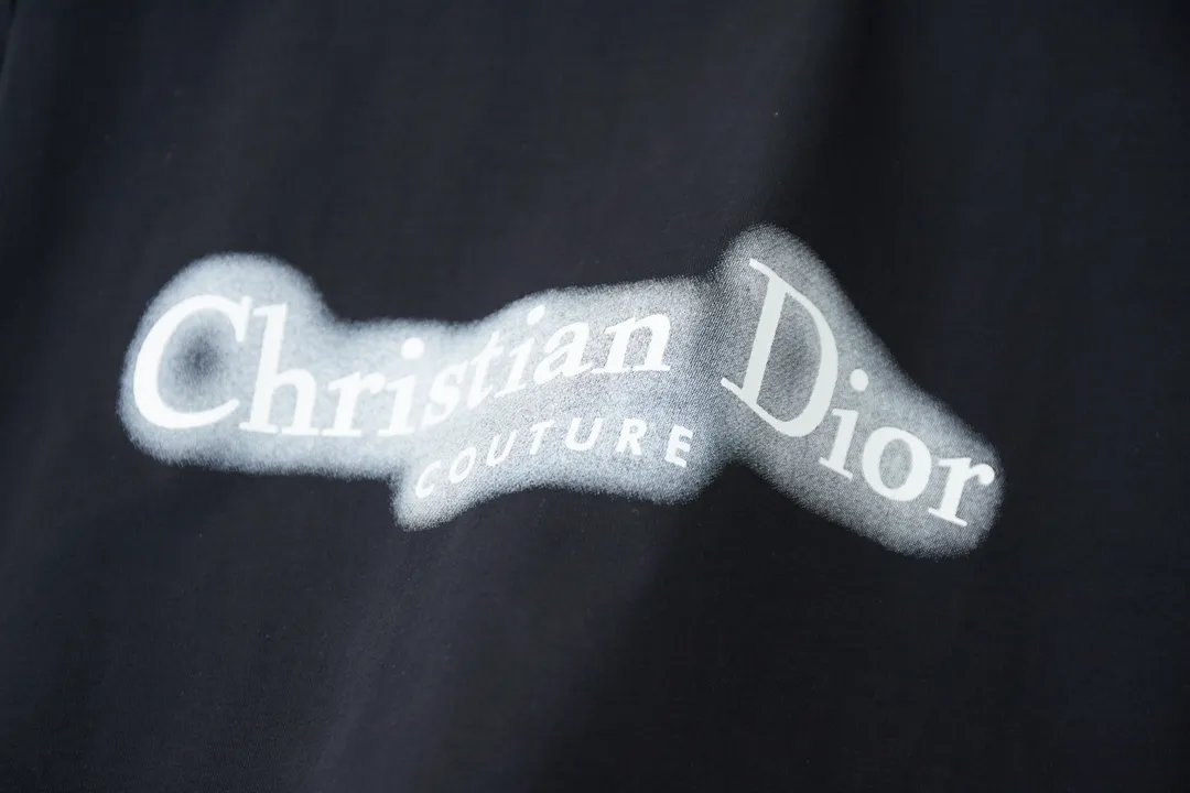 D*or CD 25SS New Arrival logo 100% 32 1X 1 3D ：Black/White Size：S/M/L/XL