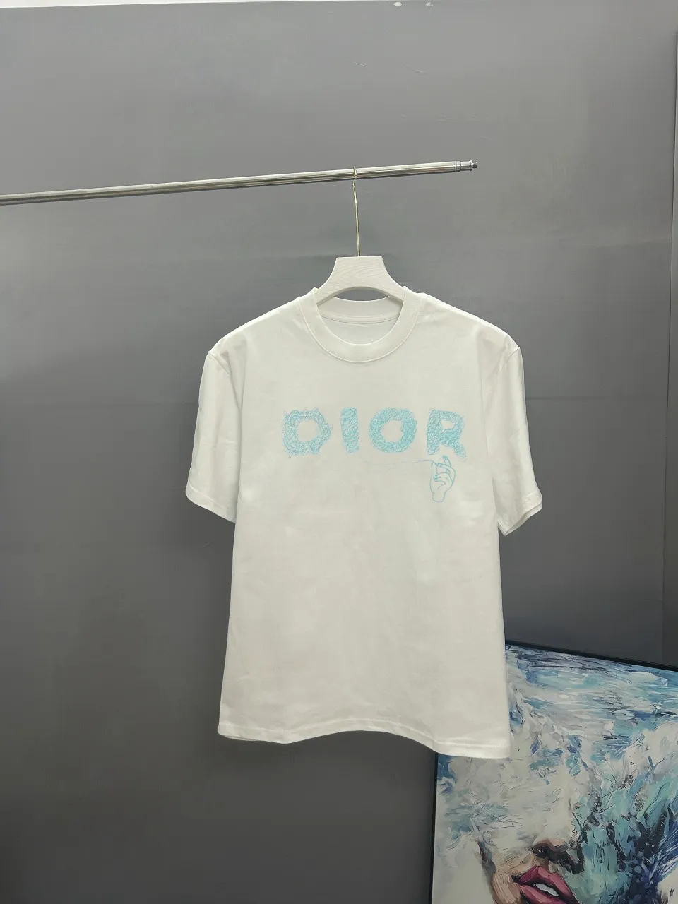 DIOR 2025 Classic T ， Breathable ， ， ！ Same Style ：White Black Size：S M L Xl