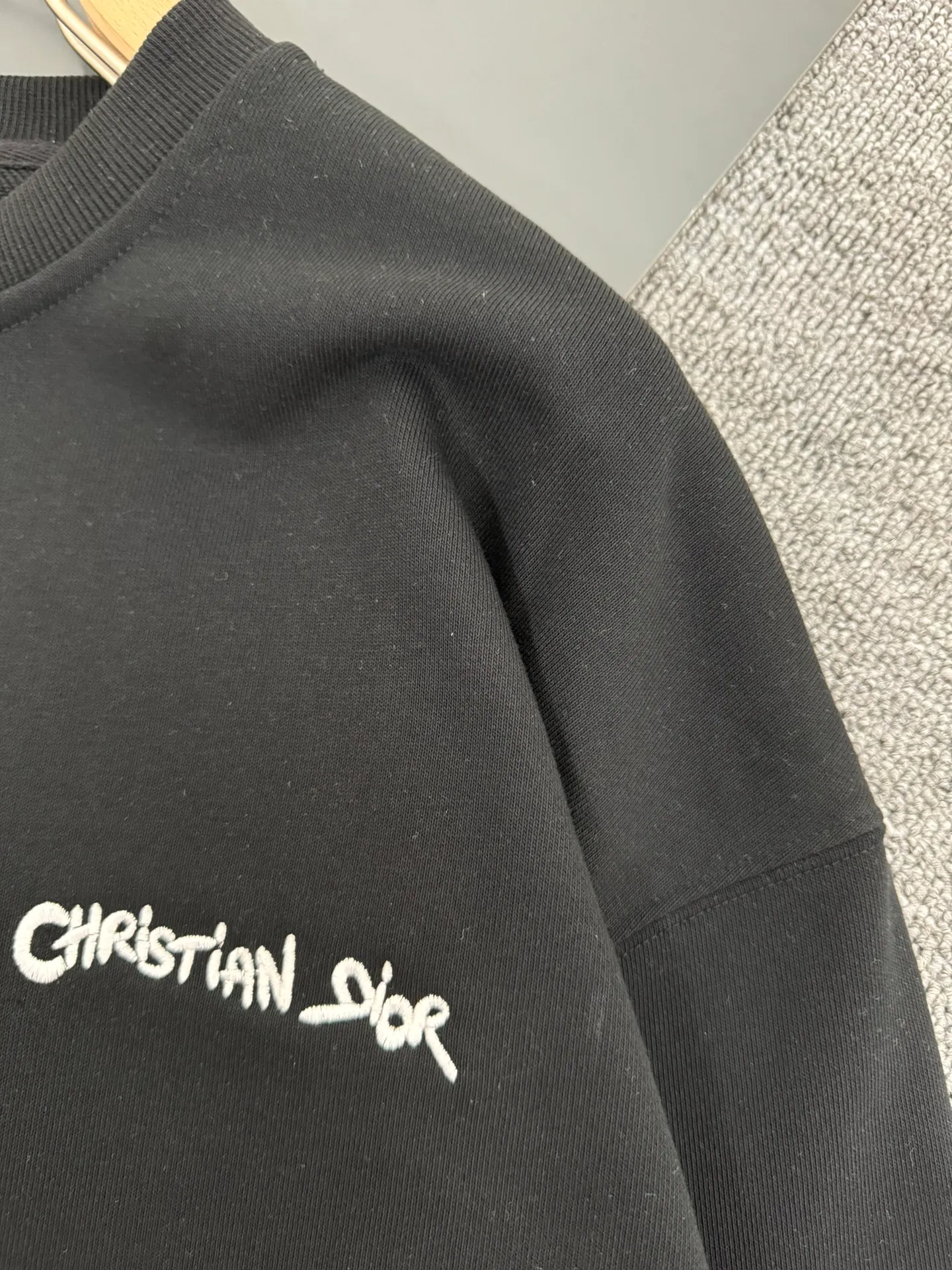 Dior *CD New Arrival logo ， ！ ， ， ， Versatile ：Black White Sizes：S M L XL XXL