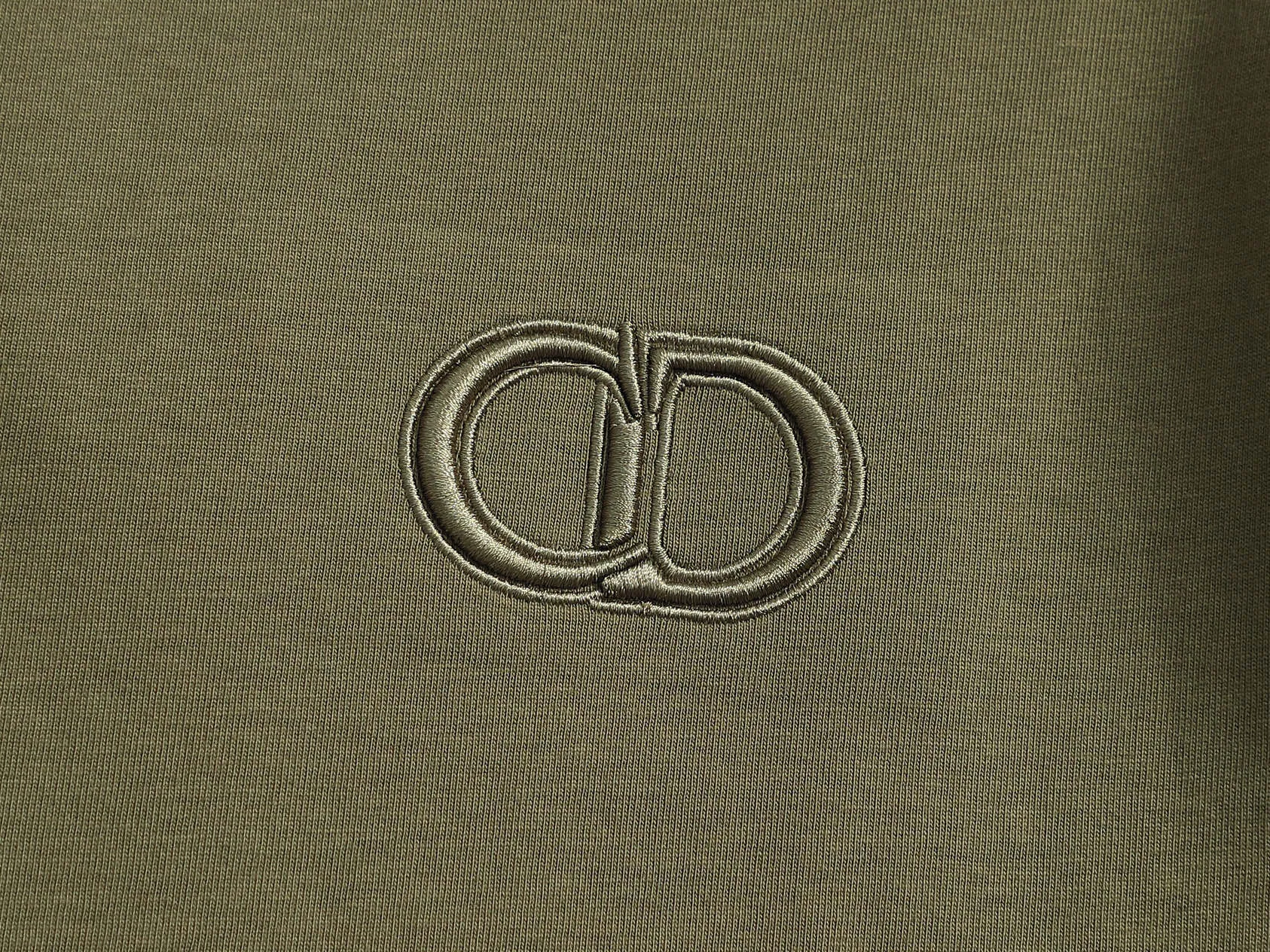 DIOR CD Logo 🪡 ， Retro Same Style Versatile : Black White Size：S M L XL