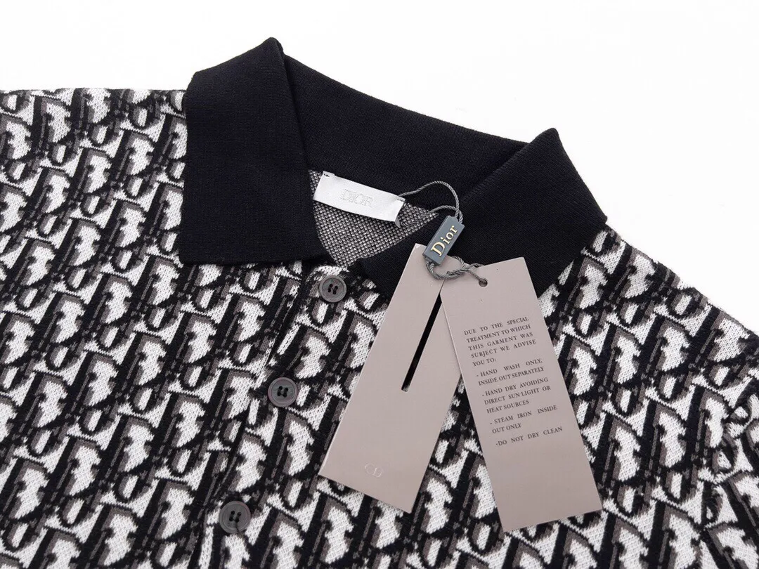 Dior Polo Oblique Blue Logo Sizes XS-L