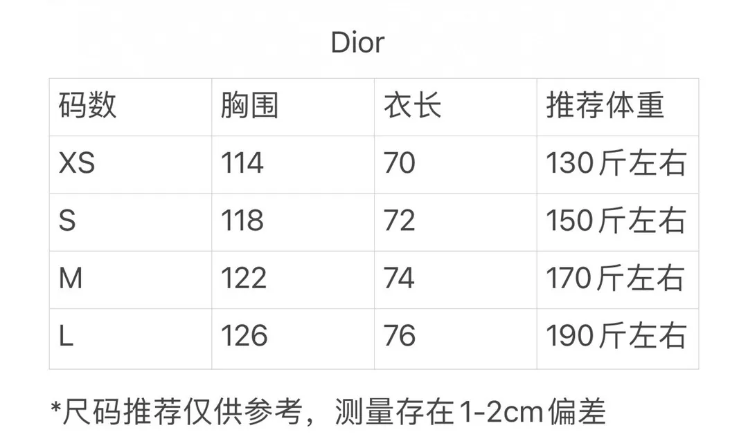 Dior- -25New Arrival logo T Size:XS-L