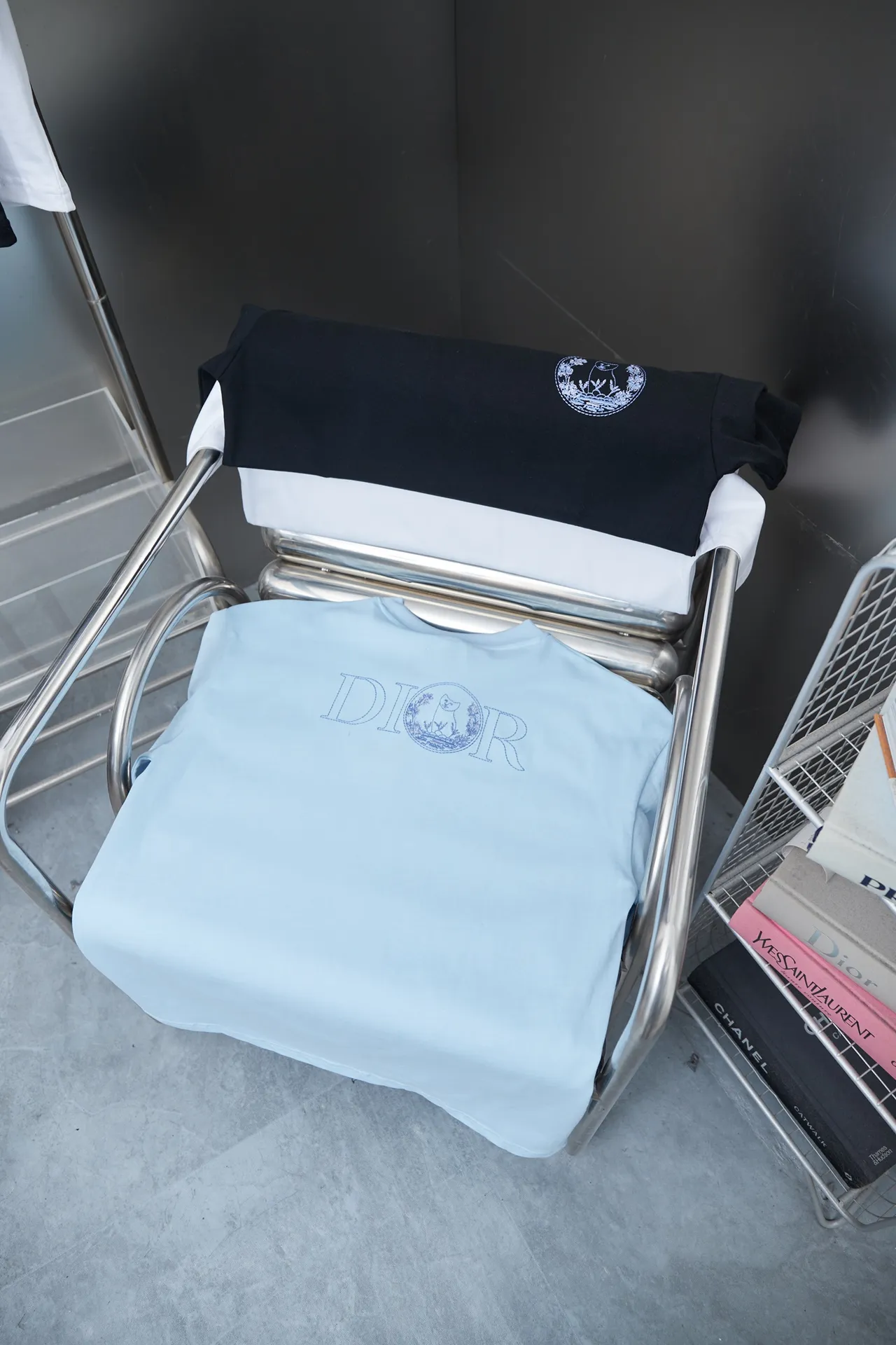 Christian D*or CD 25SS New Arrival 100% 32 1X 1 ， ， ：White/Black/Blue Size：S/M/L/XL