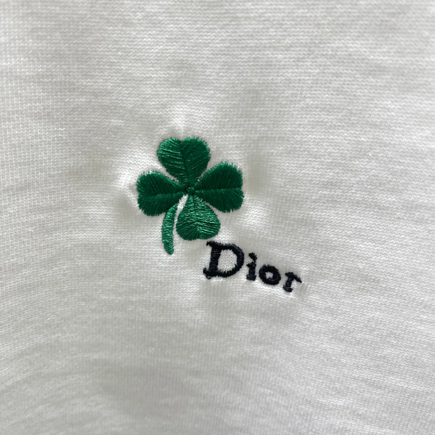 XD 🍀 T Size : S-XL • (Jonathan Anderson) Dior Clover Classic 。 Black ， Dior Clover 。 Series ， 。