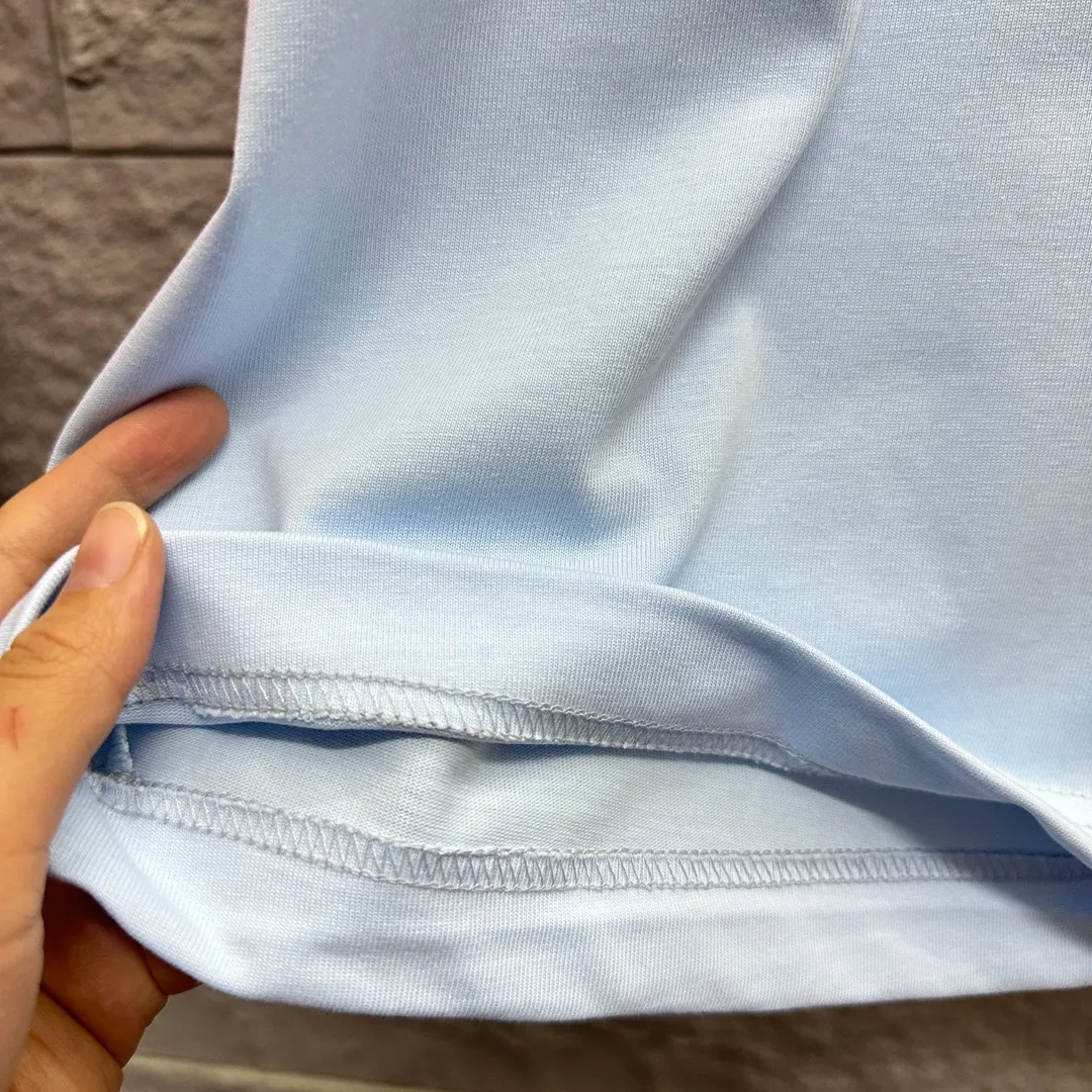 Dio* 2025 Classic logo T Same Style ： Black White Light Blue Size： S （90-130 ） M （120-150 ） L （140-165 ） XL （160-180 ） XXL （180 ）
