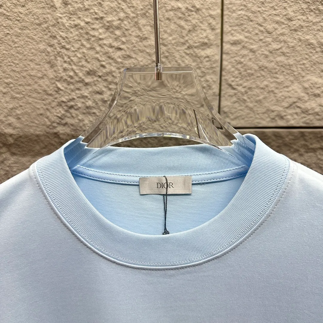 Dio* 2025 Classic logo T Same Style ： Black White Light Blue Size： S （90-130 ） M （120-150 ） L （140-165 ） XL （160-180 ） XXL （180 ）