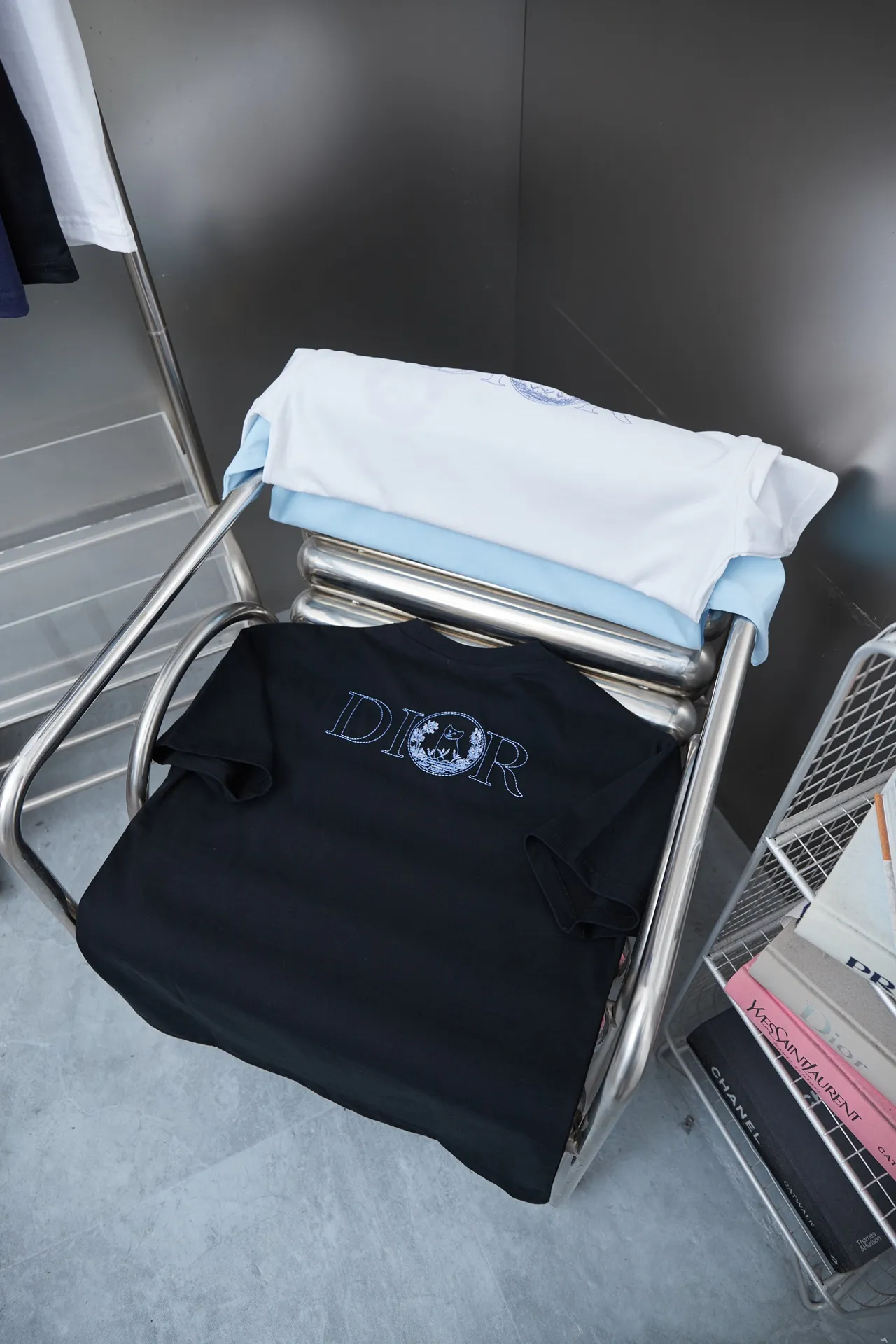 Christia D*or CD 25SS New Arrival 100% 32 1X 1 ， ， ：White/Black/Blue Size：S/M/L/XL