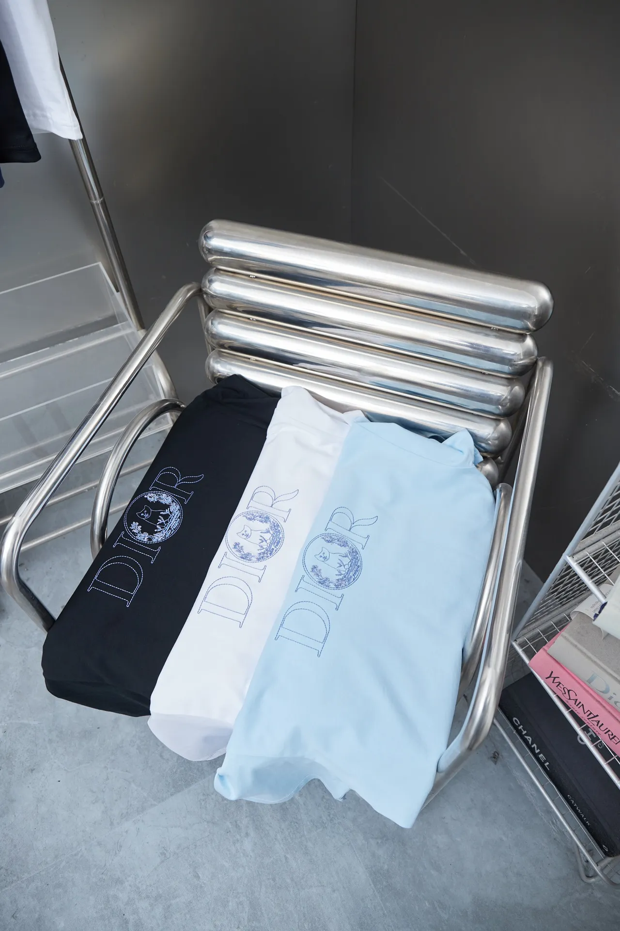 Christia D*or CD 25SS New Arrival 100% 32 1X 1 ， ， ：White/Black/Blue Size：S/M/L/XL