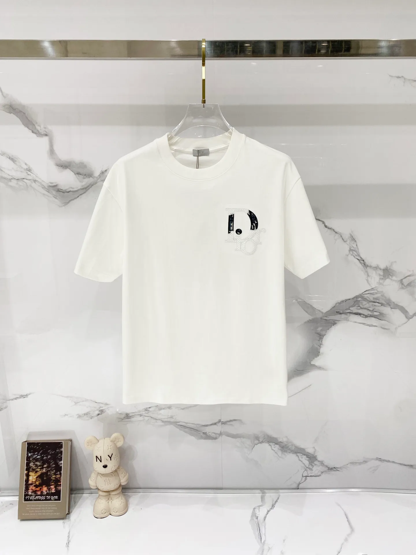 DIOR/ T 🪡 LOGO Quality 100 ％ Versatile Size:S-XL :Black.White