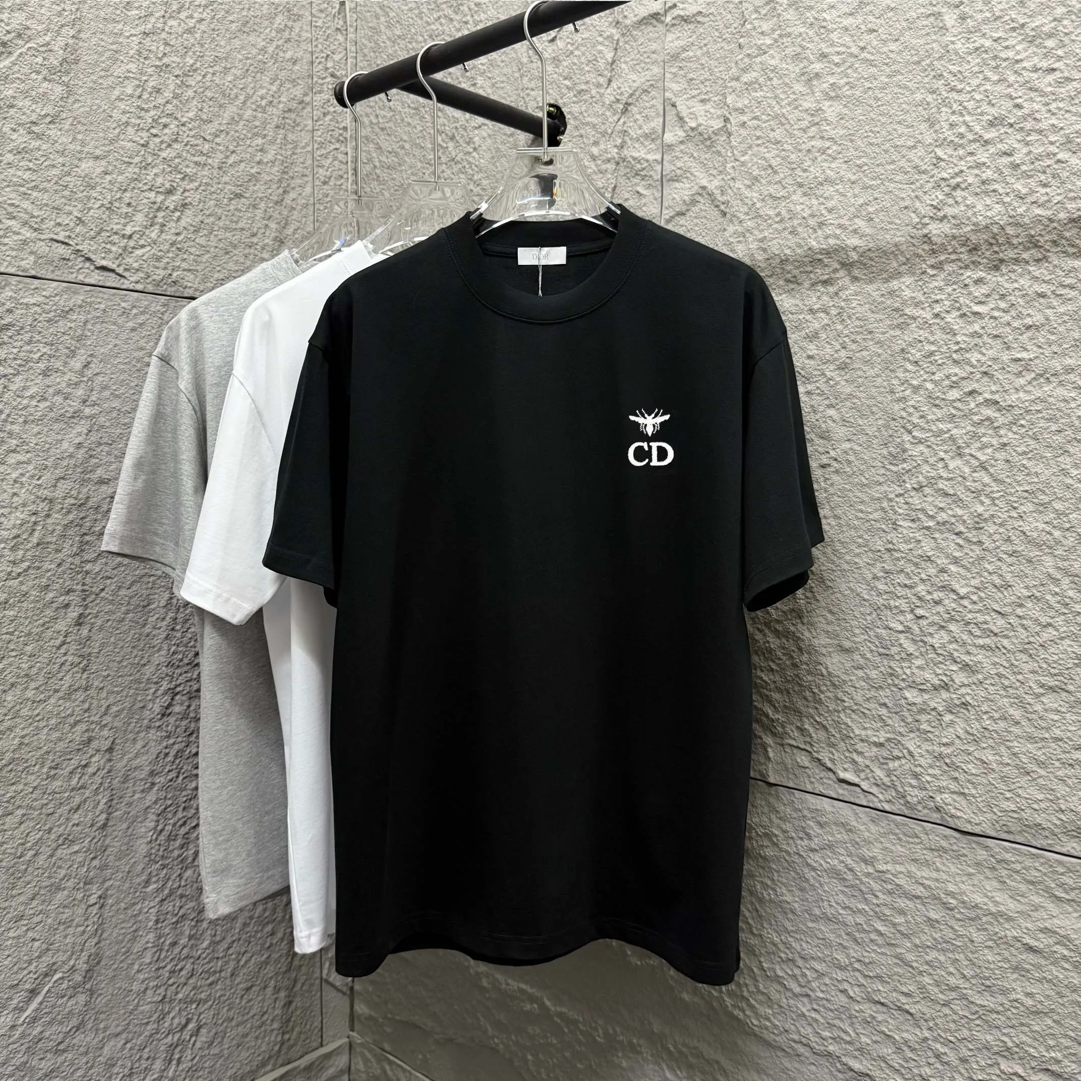 Dio* 2025 Classic CD logo T Same Style Size： S （90-130 ） M （120-150 ） L （140-165 ） XL （160-180 ） XXL （180 ） ：Black White