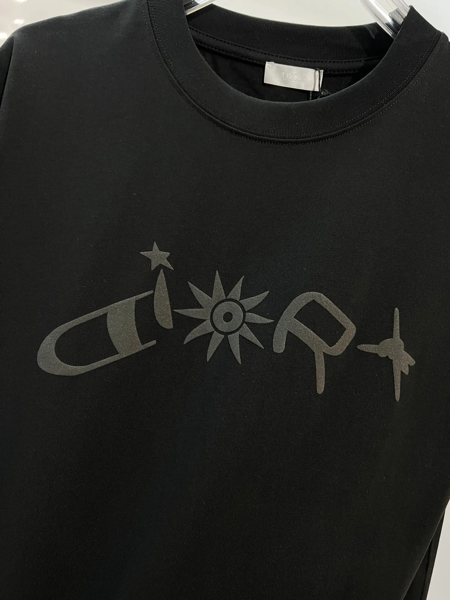 Dior 2026New Arrival logo Same Style t 100％ 32 ：Black Size：S M L XL