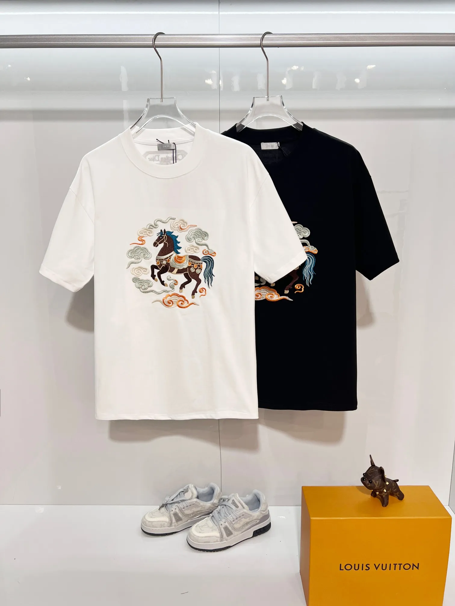 DIOR 2026New Arrival logo Same Style t 100％ 32 ：Black Size：S M L XL