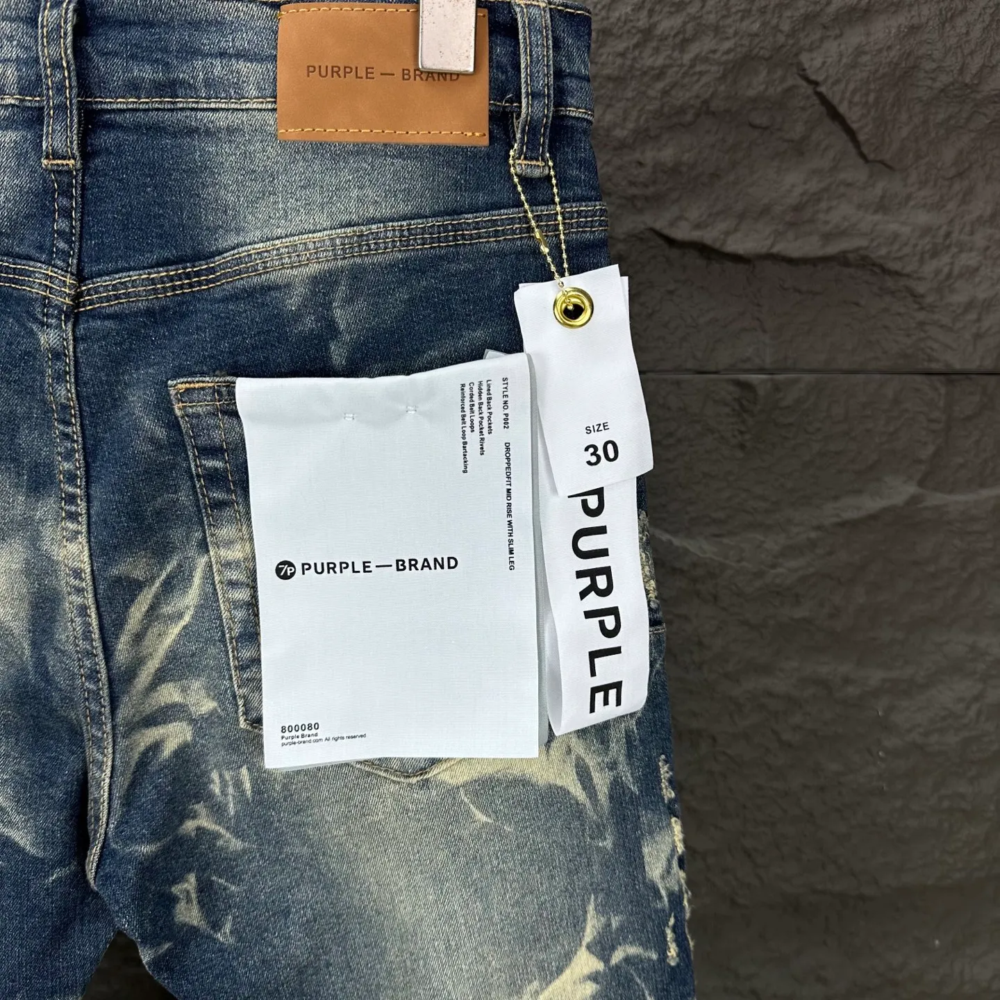 PURPLE BRAND 2025New Arrival 🔥 🔥 🔥 Quality ， ， ， ， ， ！ ， ， ！！！ ：Dark Blue Size：28、30、32、34、36（ Size）
