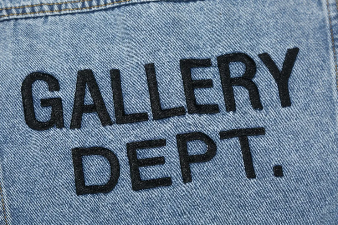 GA 101 GALLERY DEPT. 22fw Vintage Andy Denim Jacket Blacklogo Same Style Sizes：S-XL