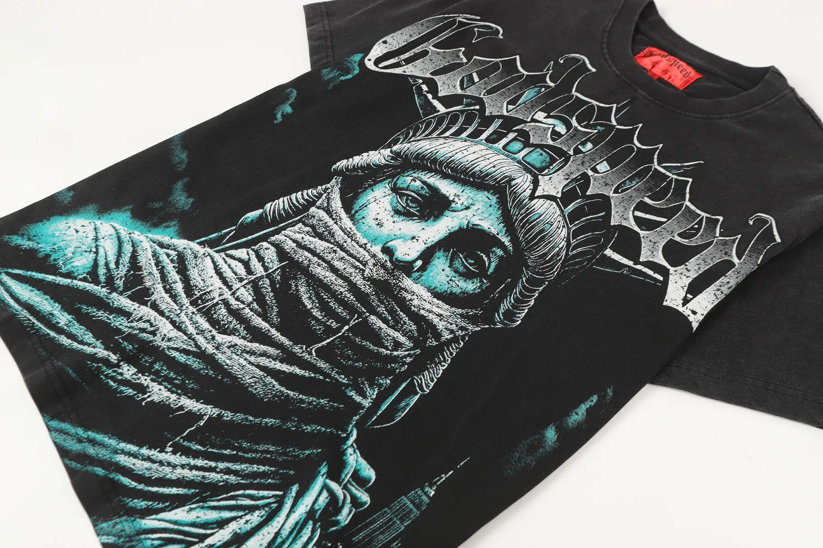 6156# Black ｜ In Stock （new） Godspeed Retro T（ ） （fabric）：32 Sizes（size）：S-M-L-XL （colour）： Black 👉