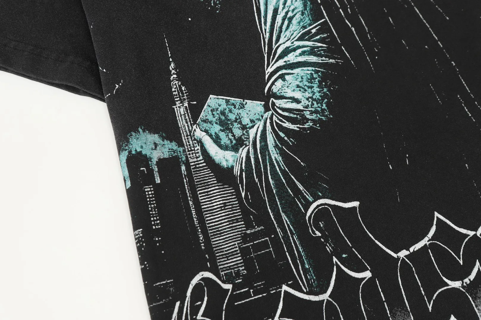 6156# Black ｜ In Stock （new） Godspeed Retro T（ ） （fabric）：32 Sizes（size）：S-M-L-XL （colour）： Black 👉